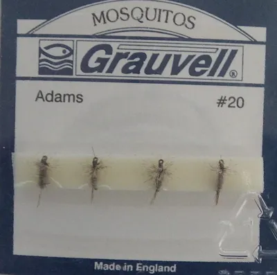 Moscas Mosquitos Adams 4 Und. nº20 - GRAUVELL