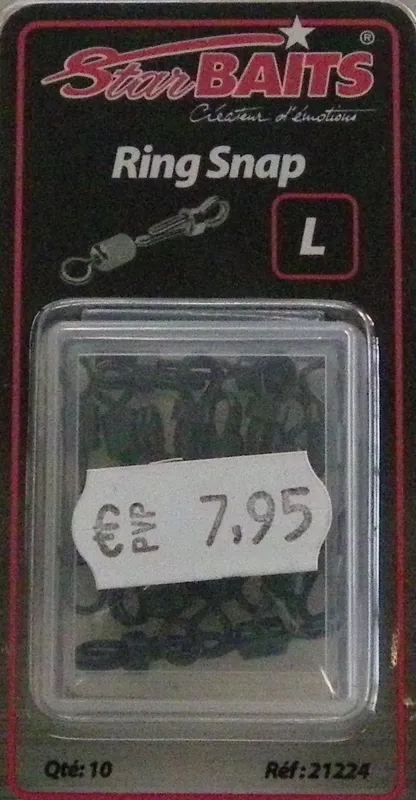 STAR BAITS Ring Snap L 10UNID. 21224