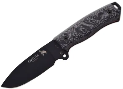 Cuchillo JV Chacal Micarta Lacado Piel 25 cm - JV Aventura