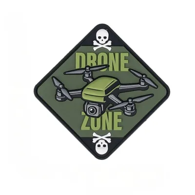 3D PVC Drone Zone Skull & Bones - 101 Inc