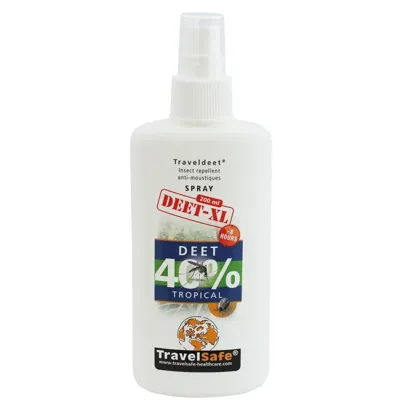Repelente de Mosquitos Travelsafe TravelDeet Spray 40% 200 ml - Relags