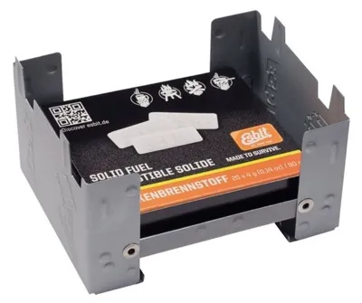 Estufa Plegable con 20 Pastillas Combustible 4 g - Esbit