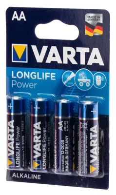 Baterías Alcalinas AA Longlife Power 1,5 V - Varta