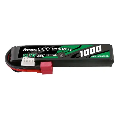 LIPO 11.1V 1000mAh 25C T-Dean - Genspow