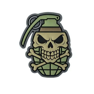 3D PVC Handgranat Skull and Bones - 101 Inc