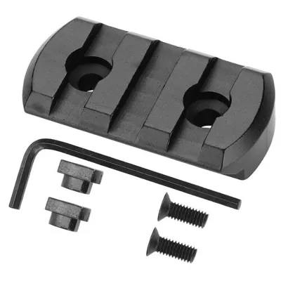 Rail de Aluminio 3-SLOTS para M-LOK Tipo 2 - M-ETAL