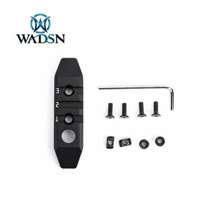 Rail de Aluminio 3 Slots M-LOK y KeyMod - Wadsn