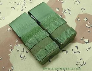 Double Mag Plastic Pouch · Verde / OD