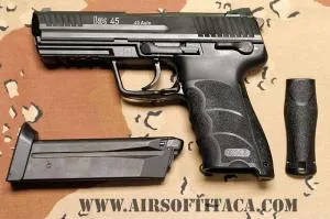 Pistola HK45 · Negro