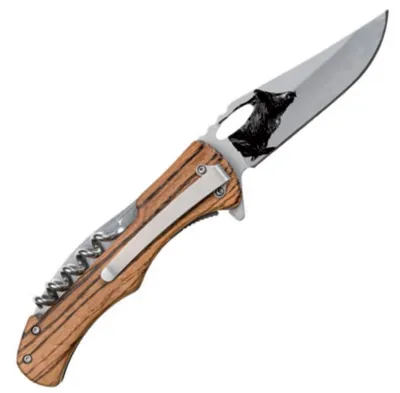 Navaja SLCU209 Grabada con Jabali - STEPLAND