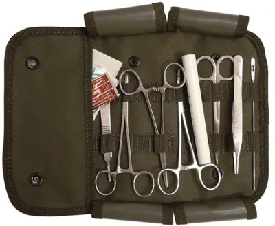 Quirúrgico Militar US Army 12 Piezas - Mil-Tec