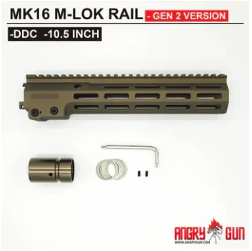MK16 M-LOK Rail 10.5 Inch - Gen 2 Version - DDC - AngryGun