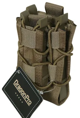 Doble Portacargador de Rifle y Pistola MOLLE Tac - DragonPro