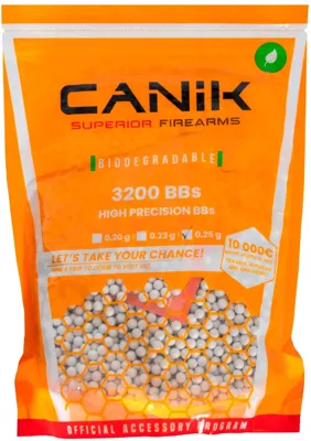 Bolas Bio 0.25 - 3200 Unidades - Canik Arms