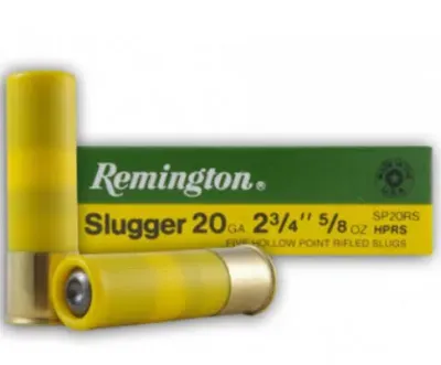 Bala Escopeta Slugger C/20 (Caja 5 Unidades) - Remington