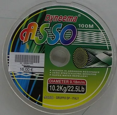 Sedal Dyneema Trenzado 100MTS - ASSO
