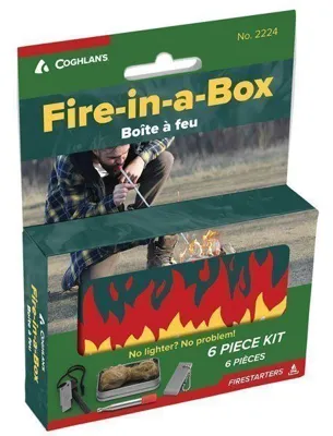 Kit para Encender un Fuego Fire in a Box - Coghlans