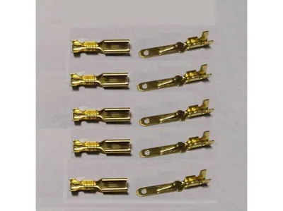 Juego de 6 Terminales Hembra Macho Planos Cable Eléctrico 2.8mm - ACM Airsoft