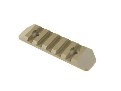 Raíl M-LOK CNC 5 Slots - Bas - JJ AIRSOFT.