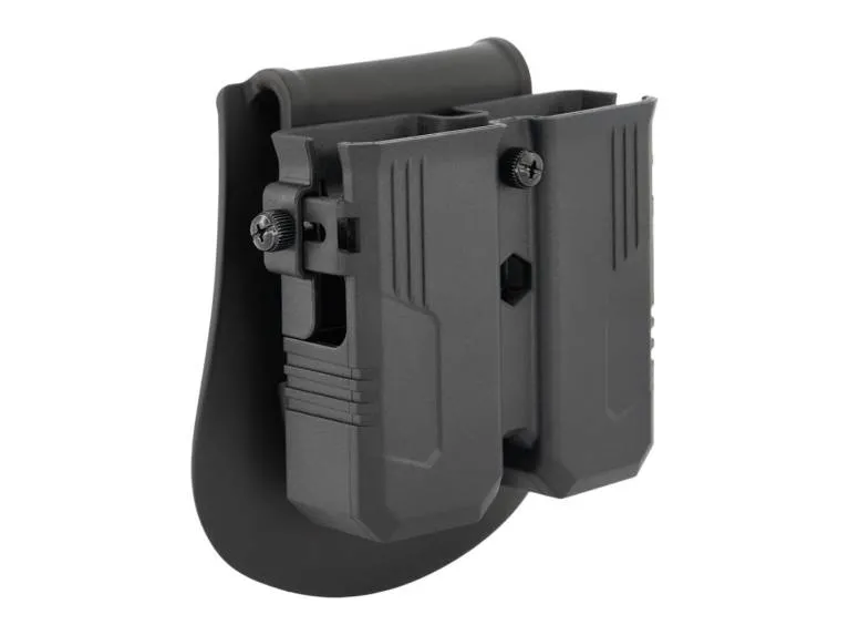 DragonPro Porta Cargador Doble para Pistola 9 mm, 40mm 45