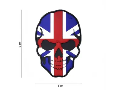 Calavera Reino Unido 3D (PVC) - 101 Inc