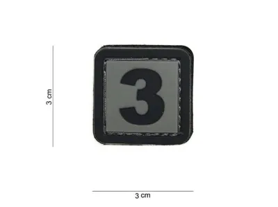 Número 3 - 3D (PVC) - 101 Inc