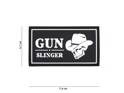 3D PVC Gun Slinger Skull Cowboy - 101 INC.