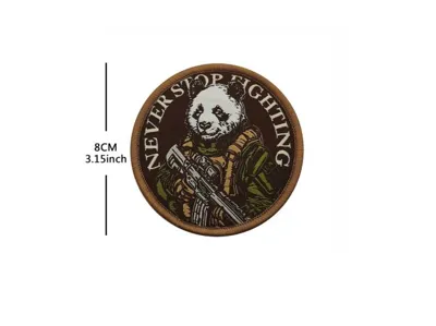 Oso Panda Táctico Bordado - ACM Airsoft