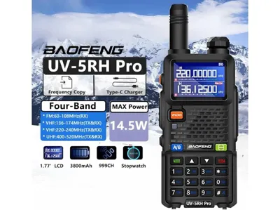 Radio UV 5RM Tribanda USB C (Vhf Uhf) - BAOFENG.