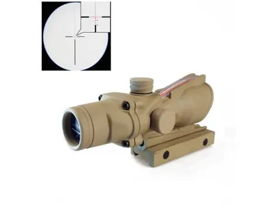 ACOG 4x32 con Fibra Punto Rojo Funcional - ACM AIRSOFT.