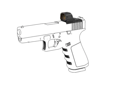 Frenzy para Pistola Glock Mos 1 * 16 * 21 - VECTOR OPTICS.