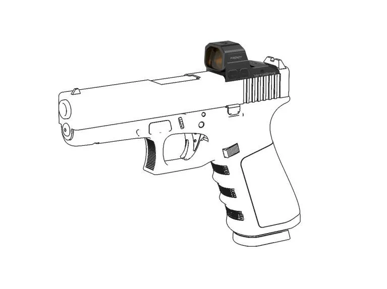 Vector Optics Frenzy para Pistola Glock Mos 1 * 16 * 21