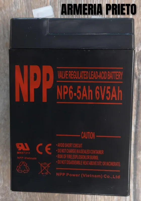Batería NP6-5AH