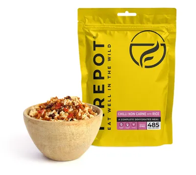 Chilli sin Carne con Arroz 485 Kcal - Firepot