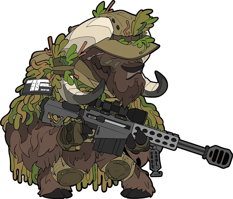 Task Force 2215 3D PVC TF-2215 Sniper Ox