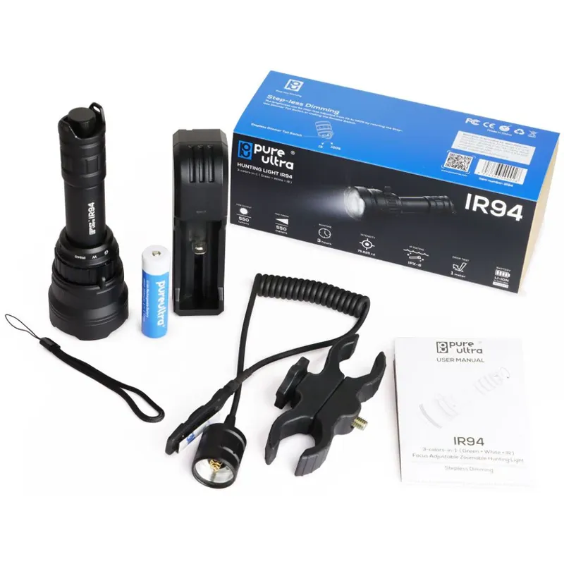 Pure Ultra Linterna de Caza IR94 Full Kit