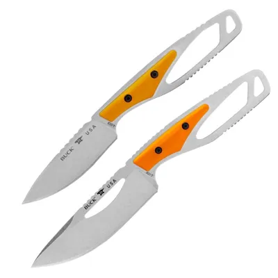 Cuchillos de Caza PakLite Combo Kit Selectt GFN Naranjas - Buck