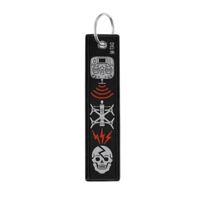 Llavero con Anilla Metálica Keychain Jacquard Skull Dron - M-Tac