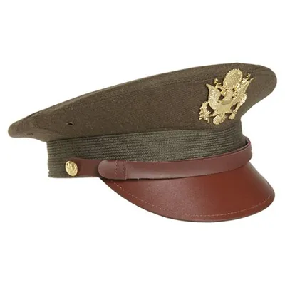 Militar con Insignia US Officer Visor Hat - MilTec