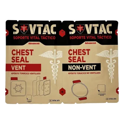 Pack de 2 Parches Torácicos Ventilado + Oclusivo - SVTAC