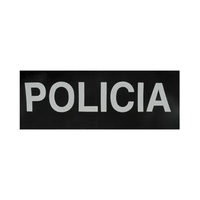 Reflectante con Texto Policía 19,5x7,5cm - SHOKE