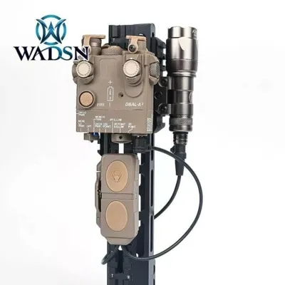 Dual Remote Pressure Switch Replacement for PEQ / M3X Flashlight - WADSN