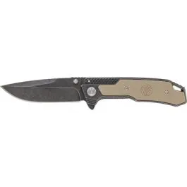 Navaja de Bolsillo Smith Wesson Mango · Marrón