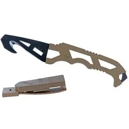 Cuchillo Crisis Hook Liso · Tan / FDE