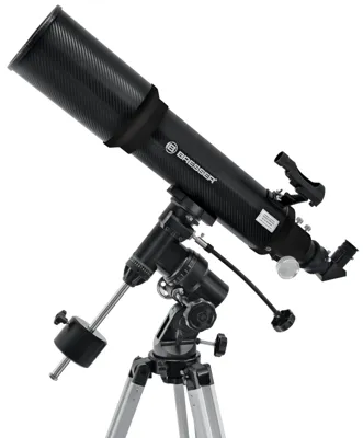 Telescopio Refractor Polaris-II 102/600 EQ3 con Adaptador para Smartphone y Filtro Solar - Bresser