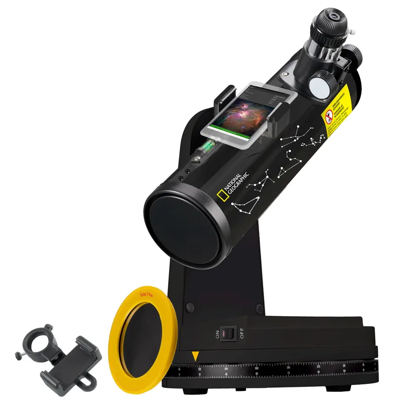 National Geographic Telescopio Inteligente PushTo NT-76/350