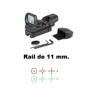 Electrónica Tipo Samurai 1x22x33 mm Raíl 11 mm - Zasdar