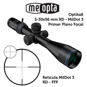 Meopro OPTIKA6 – 5-30×56 FFP – Rd Mildot 3 - Meopta