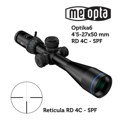 Meopro OPTIKA6 – 4,5-27×50 SFP – Rd 4D - Meopta