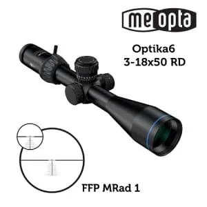 Meopro OPTIKA6 – 3-18×50 FFP – Rd Mrad 1 - Meopta
